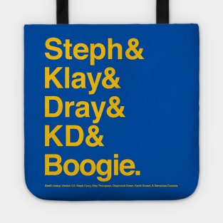 Death Lineup Version 3.0 Tote