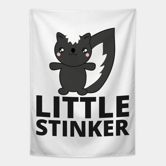 Little Stinker with Skunk Tapestry by Shawn's Domain