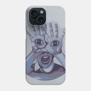 Weird Eyeball Hands Scream Phone Case