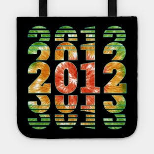 Tie Dye 2012 Birthday Tote