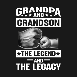 Grandpa And Grandson Matching Family T-Shirt