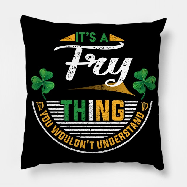 It's A Fry Thing You Wouldn't Understand Pillow by Cave Store