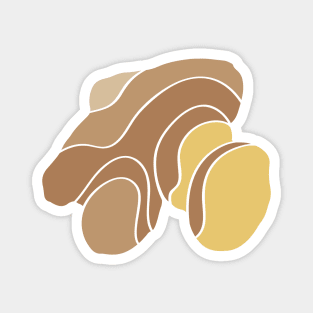 Ginger - Stylized Food Magnet