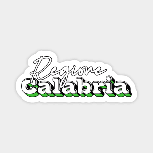 Regione Calabria --- Retro Design Magnet