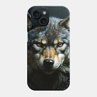 Christmas wolf Phone Case