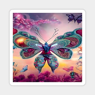 Butterfly of love Magnet