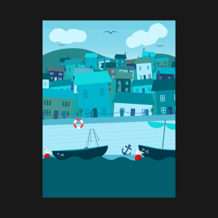 Harbour Scene T-Shirt