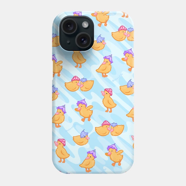Flower Ducklings Phone Case by macbendig0