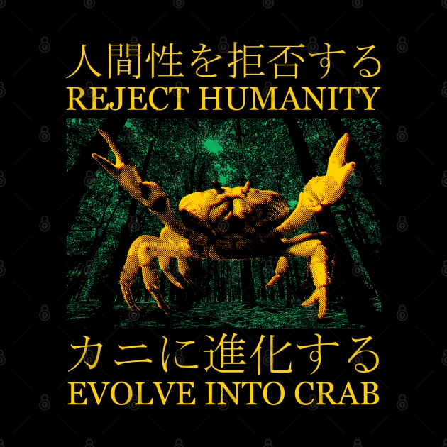 Evolve into Crab Japanese Vintage by giovanniiiii