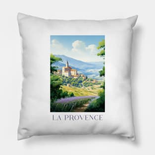 Affiche La provence - France - illustration Pillow