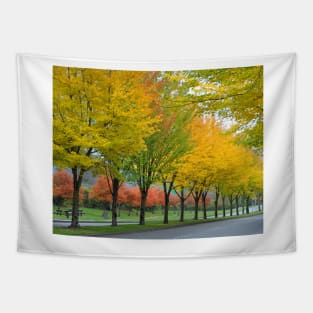 Row Of Trees Tapestry