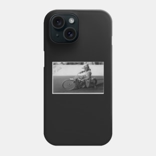 Pilot Bear b&w Phone Case