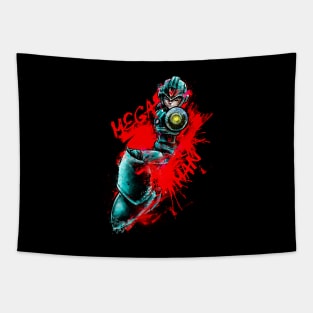 X is for Megaman Tapestry