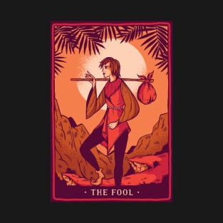 Tarot Card - The Fool - Occult Gothic Halloween T-Shirt