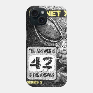 Funniest Alien Meme Hitchhiker 42 Phone Case