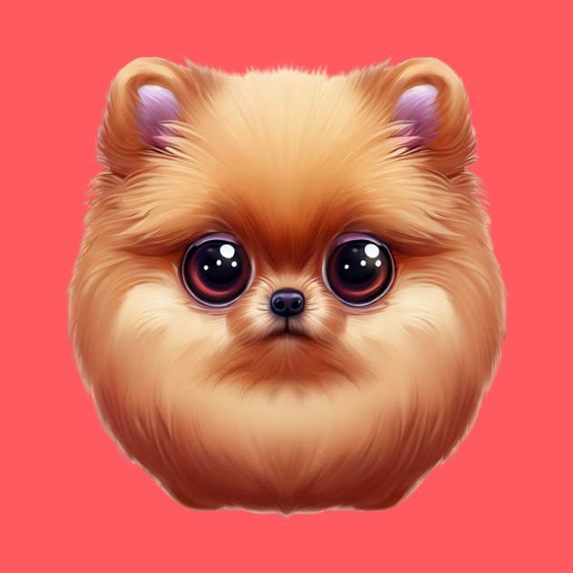 Woofin' Wonderful Pomeranian by Art By Mojo