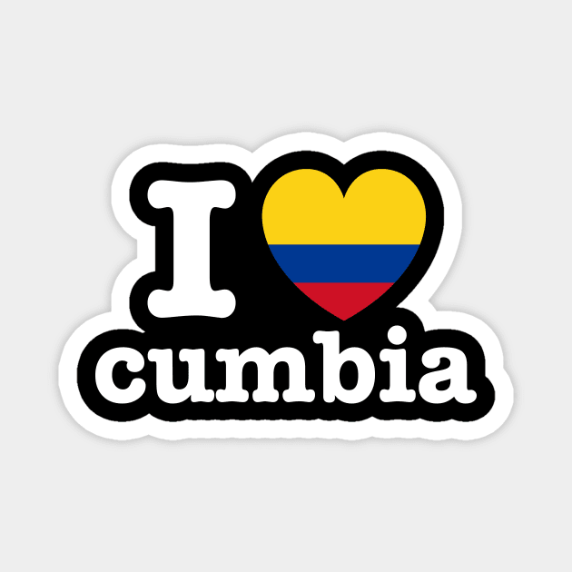 I love cumbia - colombiana - vallenato Magnet by verde