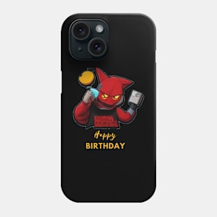 Birthday Ninja Cartoon T-Shirt Phone Case