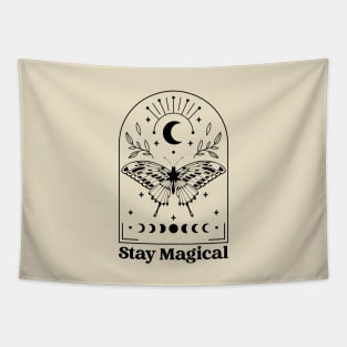 Stay magical and positive Tapestry