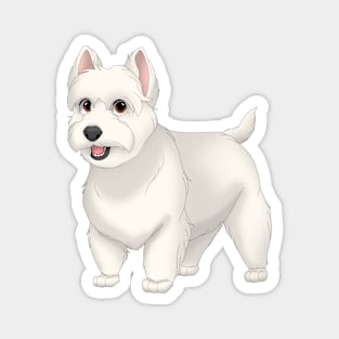 West Highland White Terrier Dog Magnet