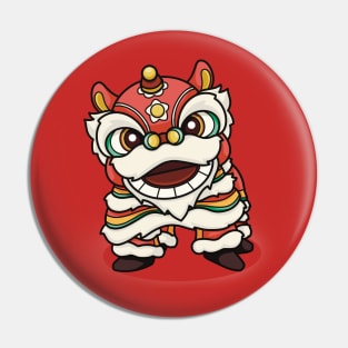 Lion Dancer Pin