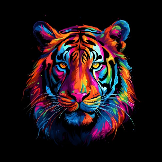 Neon Tiger #5 by Everythingiscute