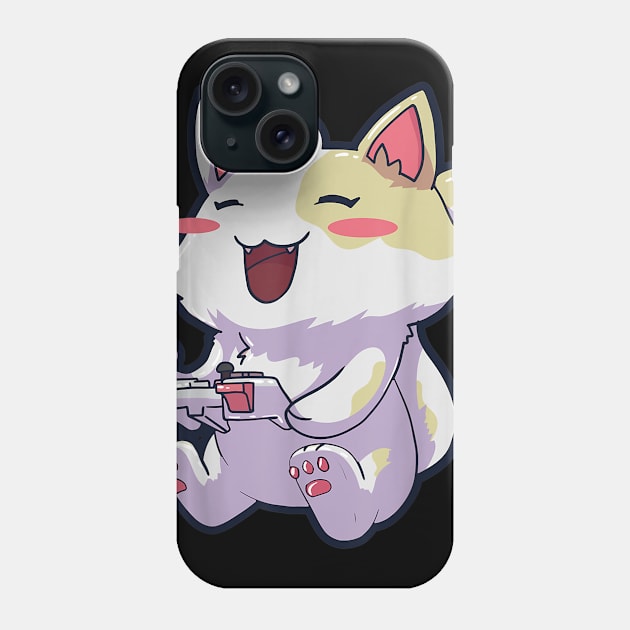 Anime Gamer Gaming Video Games Cat Phone Case by sousougaricas
