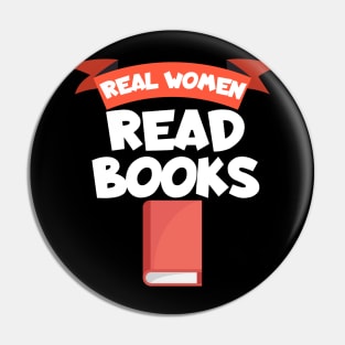 Bookworm real women read books Pin