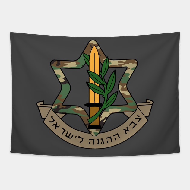 IDF Israel Defense Force Insignia Tapestry by EphemeraKiosk