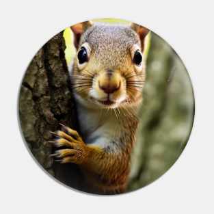 squirrel looking at you Pin