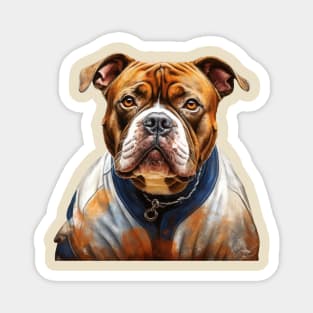 American bully football player Magnet