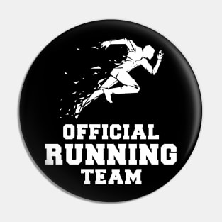 Run for the Chuckles - Official Running Team Tee: Sprinting with Laughter! Pin