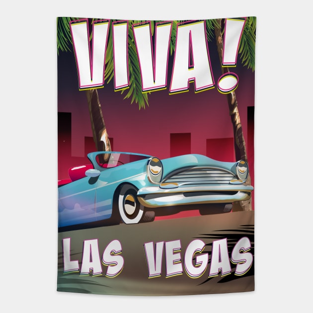 Viva! las Vegas Tapestry by nickemporium1