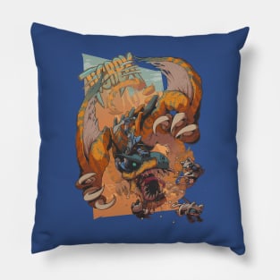 Hunting the Tiger Dragon Pillow