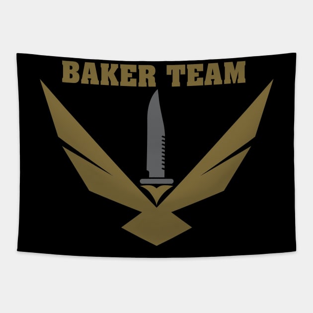 Baker Team Tapestry by spicytees