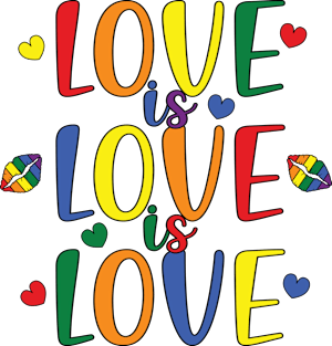 Love Is Love Is Love Kids T-Shirt by JaiStore