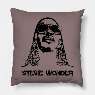 Stevie Wonder-Pencil Art Pillow