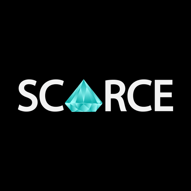 Scarce being scarce typography design by DinaShalash