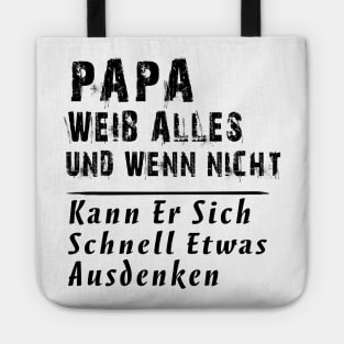 PAPA WEIB ALLES UND WENN NICHT KANN ER SICH SCHNELL ETWAS AUSDENKEN Tote