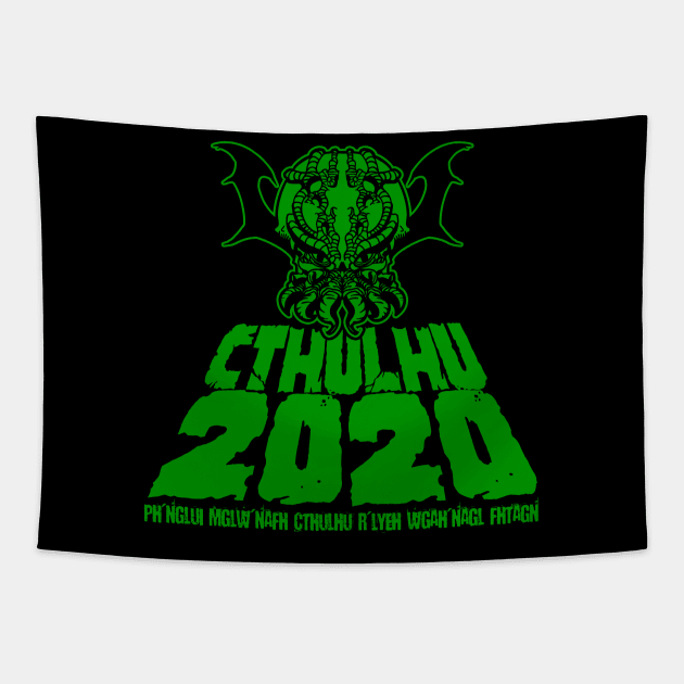 Cthulhu 2020 Tapestry by GodsBurden