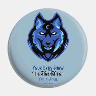 Strength of The Lone Wolf Pin