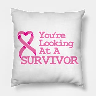 You're Looking at a Survivor Pillow