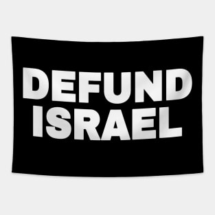 DEFUND ISRAEL - White - Vertical - Front Tapestry