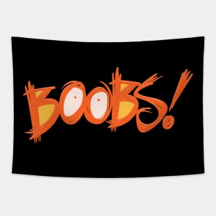 Boobs Halloween Matching Couples Costume Funny Idea Gift Tapestry