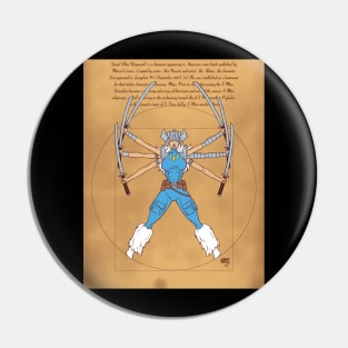 Vitruvian Spiral Pin