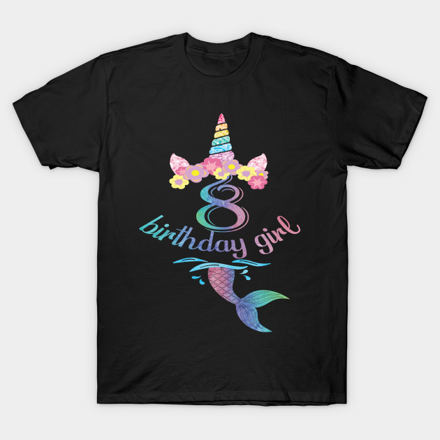 8th birthday shirt for girl