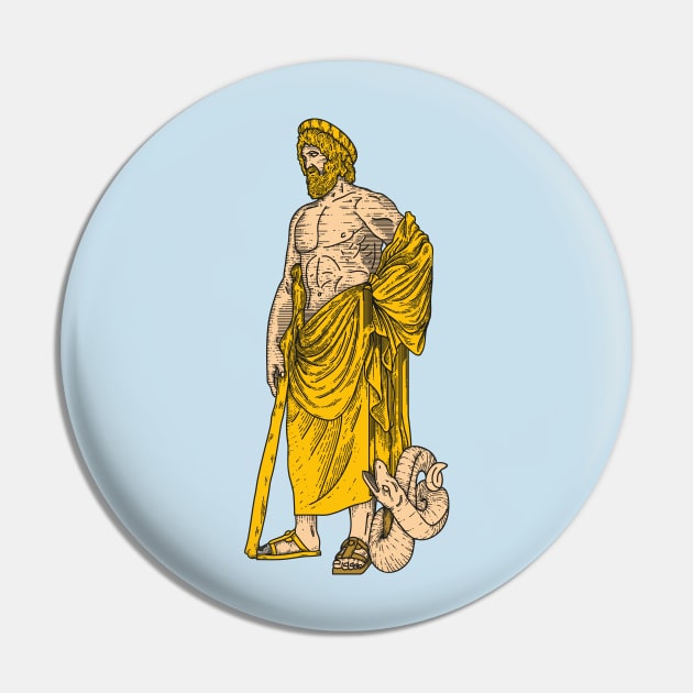 Roman Guy Statue Pin by Javio