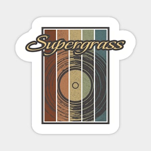 Supergrass Vynil Silhouette Magnet