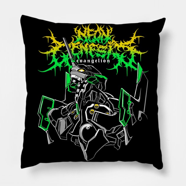 Neon Genesis Metal Pillow by Dicky