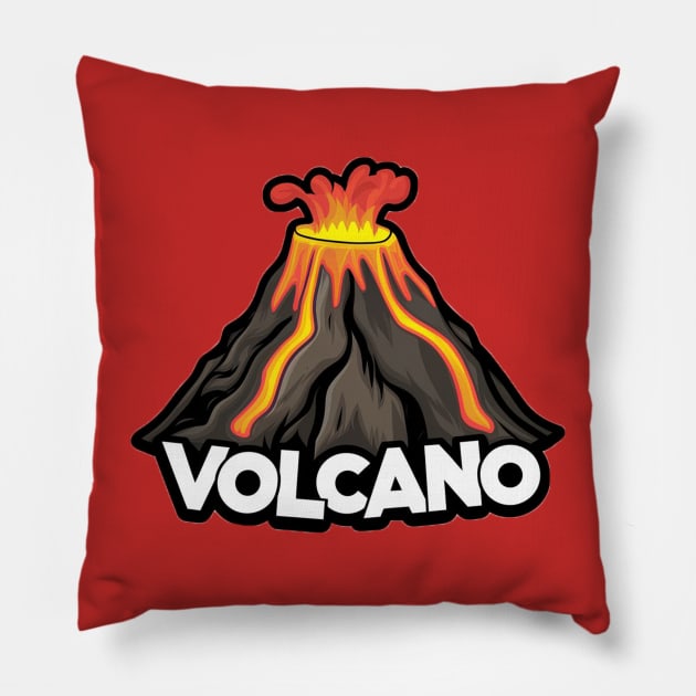 Volcano Pillow by Moulezitouna